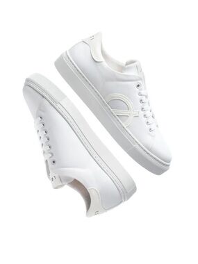 LOCI White Nine Origin Sneakers with Suede